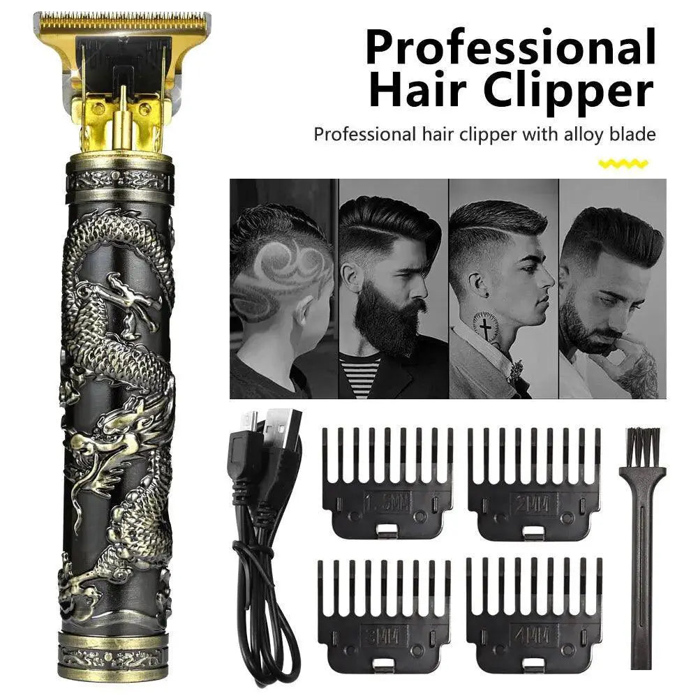 Vintage Electric Hair Clipper Cordless Barber Trimmer