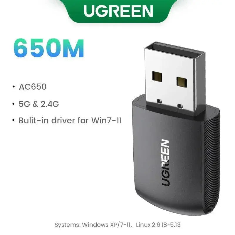 UGREEN AX1800 Dual Band WiFi Adapter for Desktop and Laptop