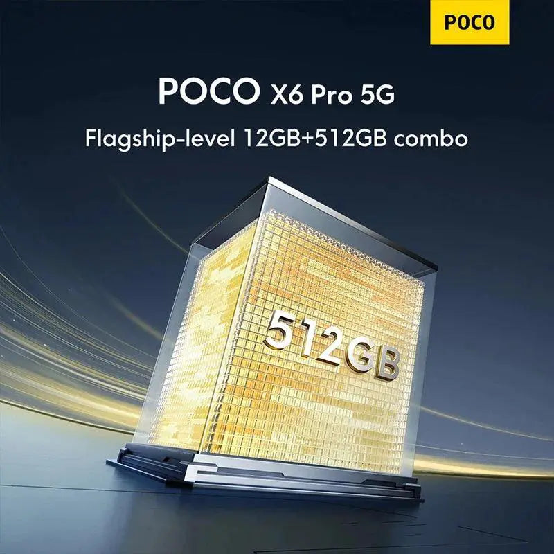 Poco X6 Pro 5G 256GB Dimensity 8300 Ultra 67W Fast Charging