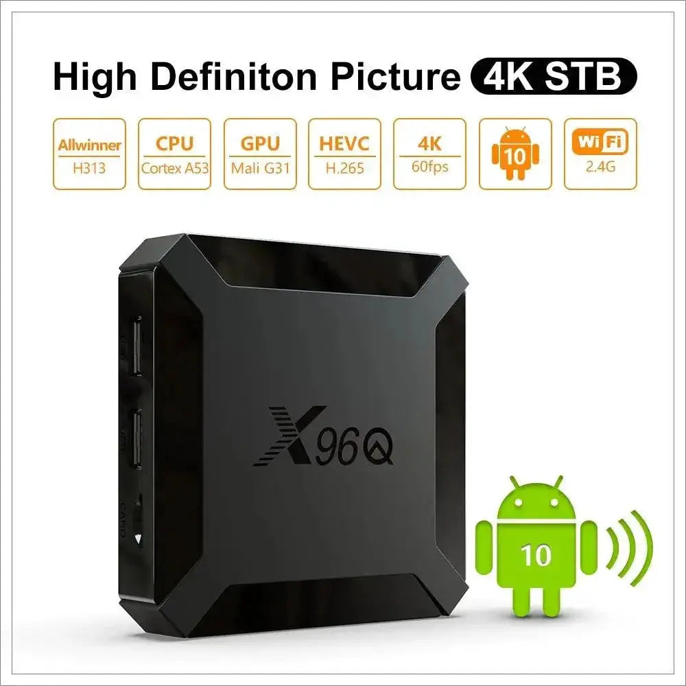 X96Q Android TV Box Unleash Endless Entertainment 4K HD