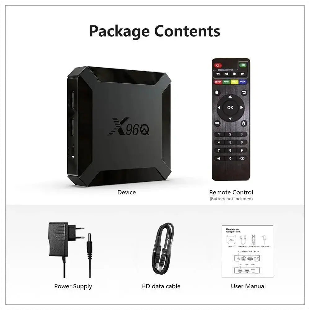 X96Q Android TV Box Unleash Endless Entertainment 4K HD