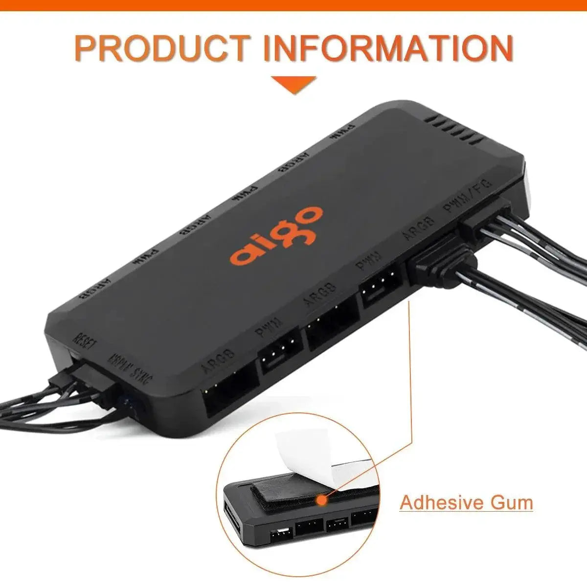 ARGB Speed Controller Hub For PC Cooling Optimization
