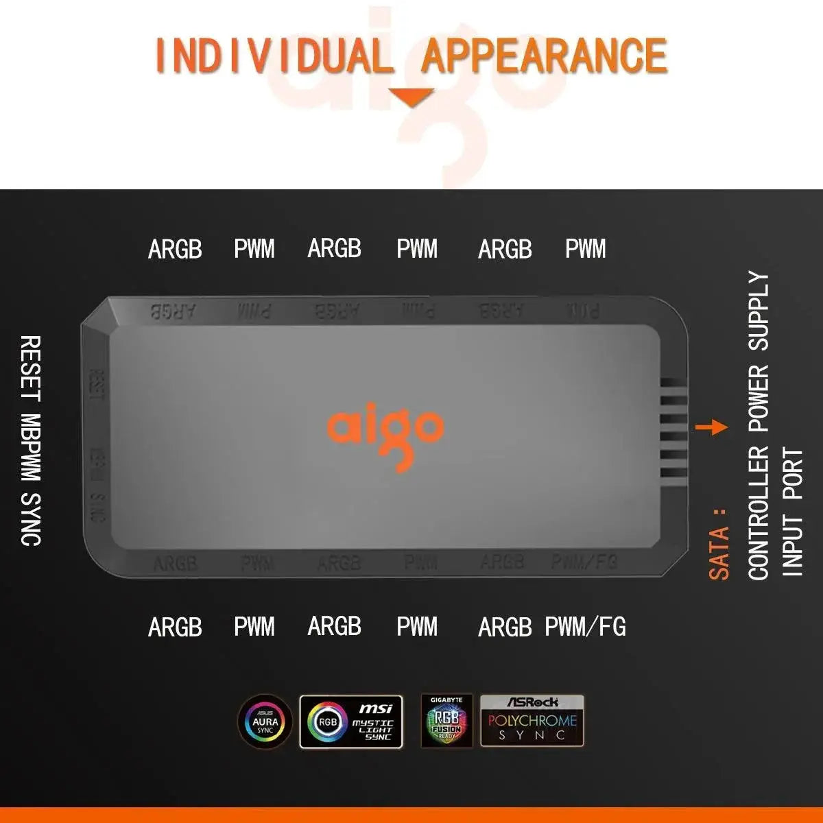 ARGB Speed Controller Hub For PC Cooling Optimization
