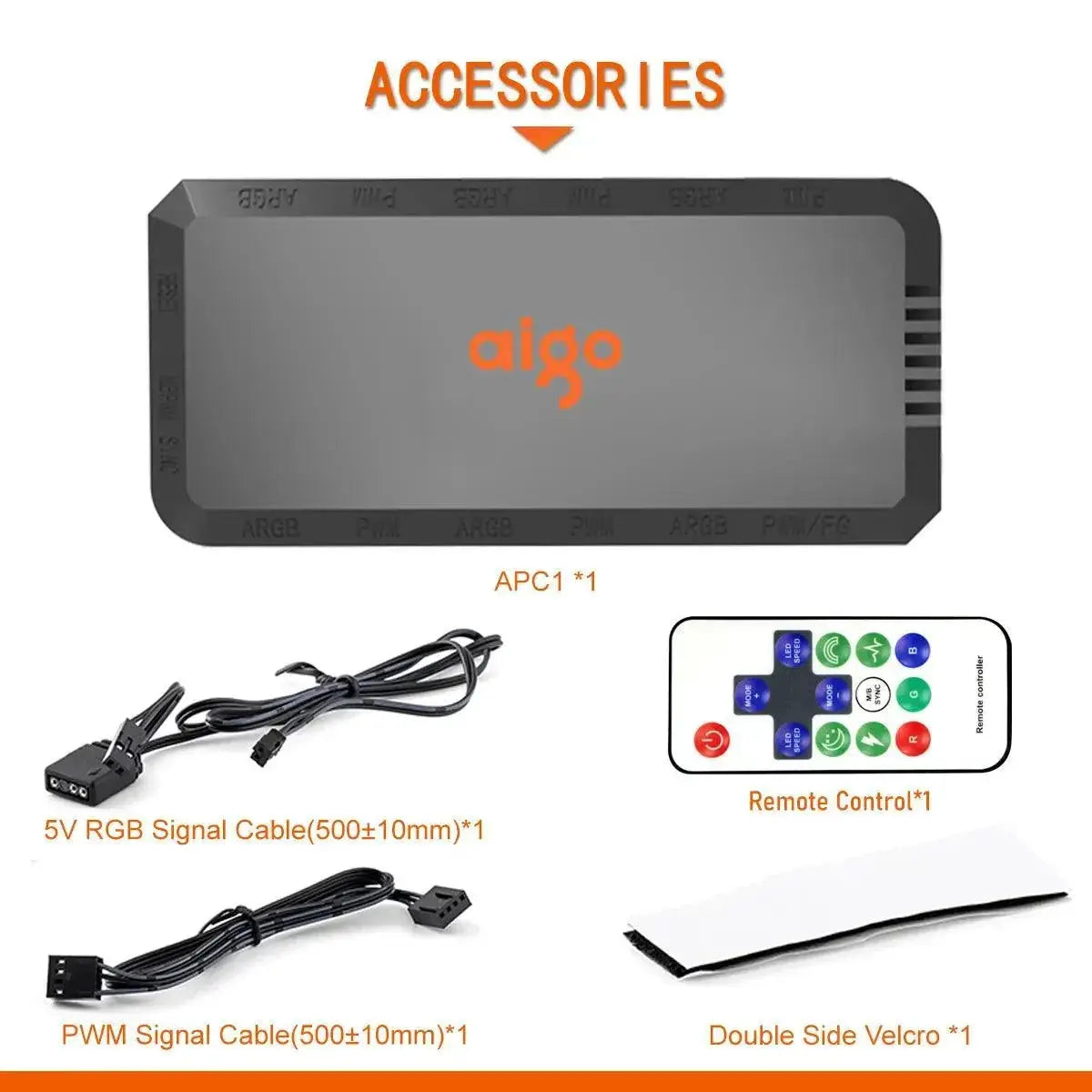 ARGB Speed Controller Hub For PC Cooling Optimization