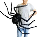 Spooky Ambience Plush Spider Cat Decor