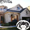 Spooky Ambience Plush Spider Cat Decor