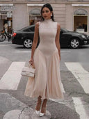 Flattering Mesh Midi Dress for Women
