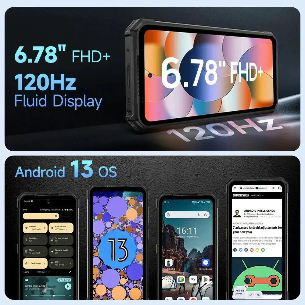 Ulefone Armor 24 Rugged Phone 22000mAh Battery Power