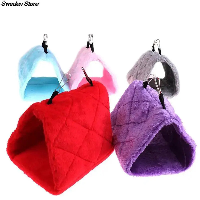 Cozy Bird Hammock House Plush Winter Nest Parrots Budgies