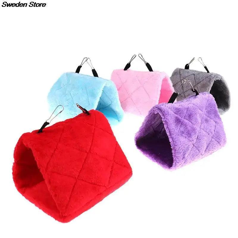 Cozy Bird Hammock House Plush Winter Nest Parrots Budgies