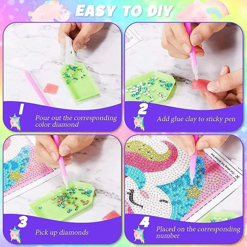 Enchanting Animal Diamond Painting Kit for Kids Crafts