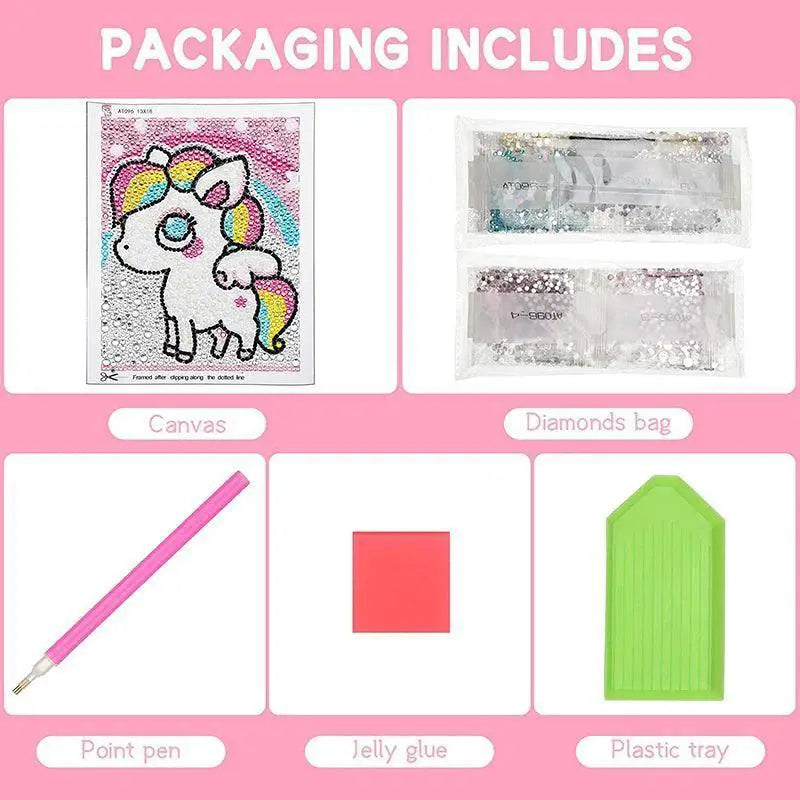 Enchanting Animal Diamond Painting Kit for Kids Crafts