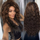 Voluminous Curl Wig for Women with Ombre