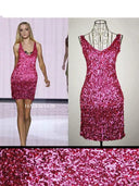 Nightclub Shiny Sundress Gown Sparkling Elegance Dress