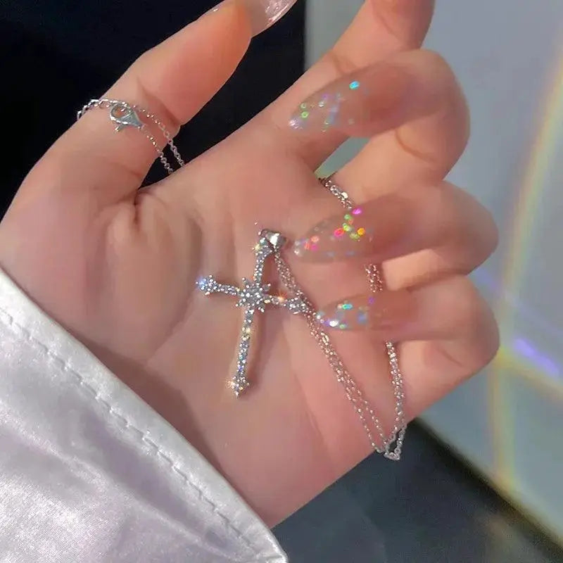 Elegant Crystal Heart Sleep Tracker Necklace For Women