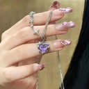Sleep Tracking Zircon Necklace for Women