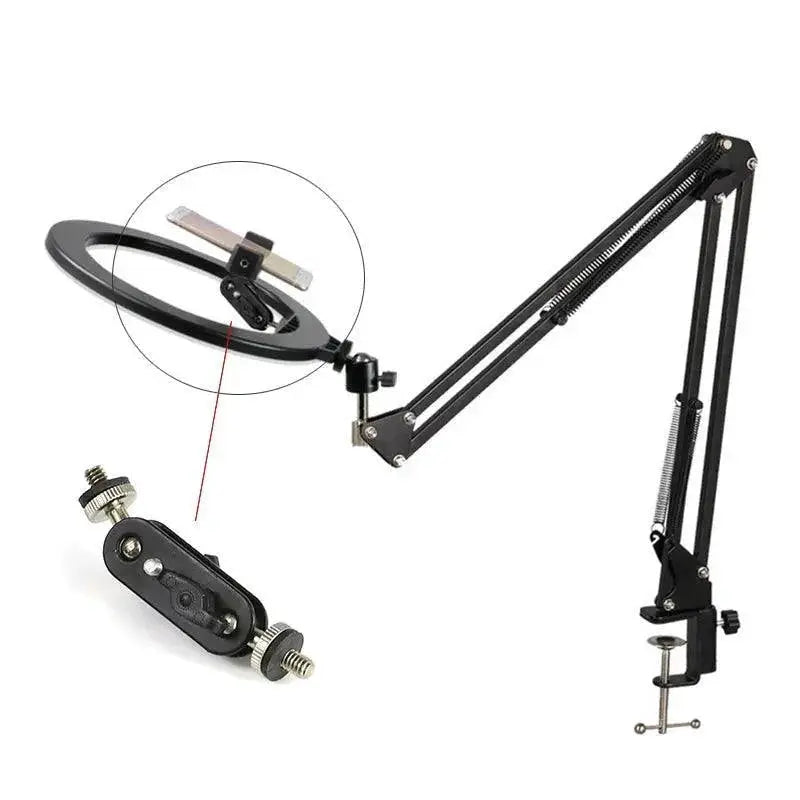 LED Ring Light and Phone Mount Combo for Photography