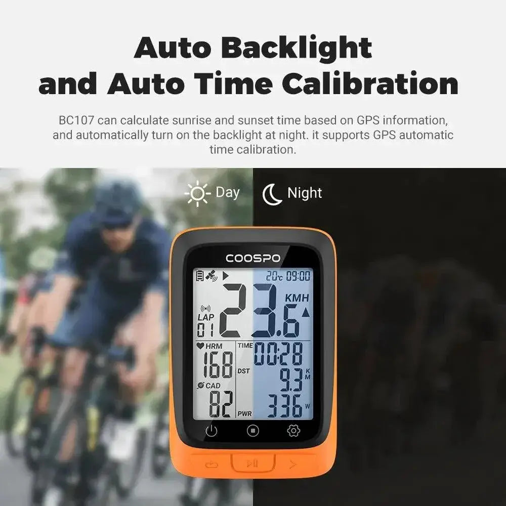 COOSPO BC107 GPS Bike Computer For Enhanced Cycling