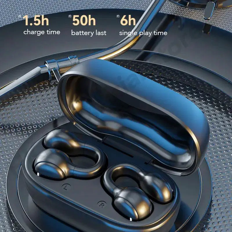 Bone Conduction Wireless Gaming Headphones HiFi Sound