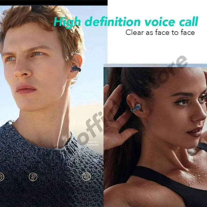 Bone Conduction Wireless Gaming Headphones HiFi Sound