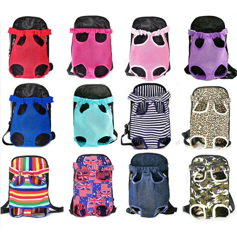 TrailPaw Breathable Mesh Dog Carrier Backpack Outdoor Fun