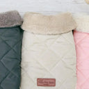 Winter Fur Collar Small Dog Cat Jacket Windproof Coat