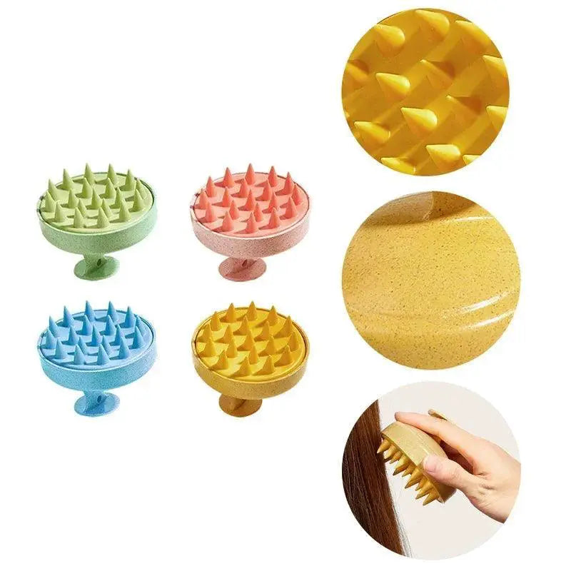 Scalp Massage Brush for Stress Relief and Hair Care
