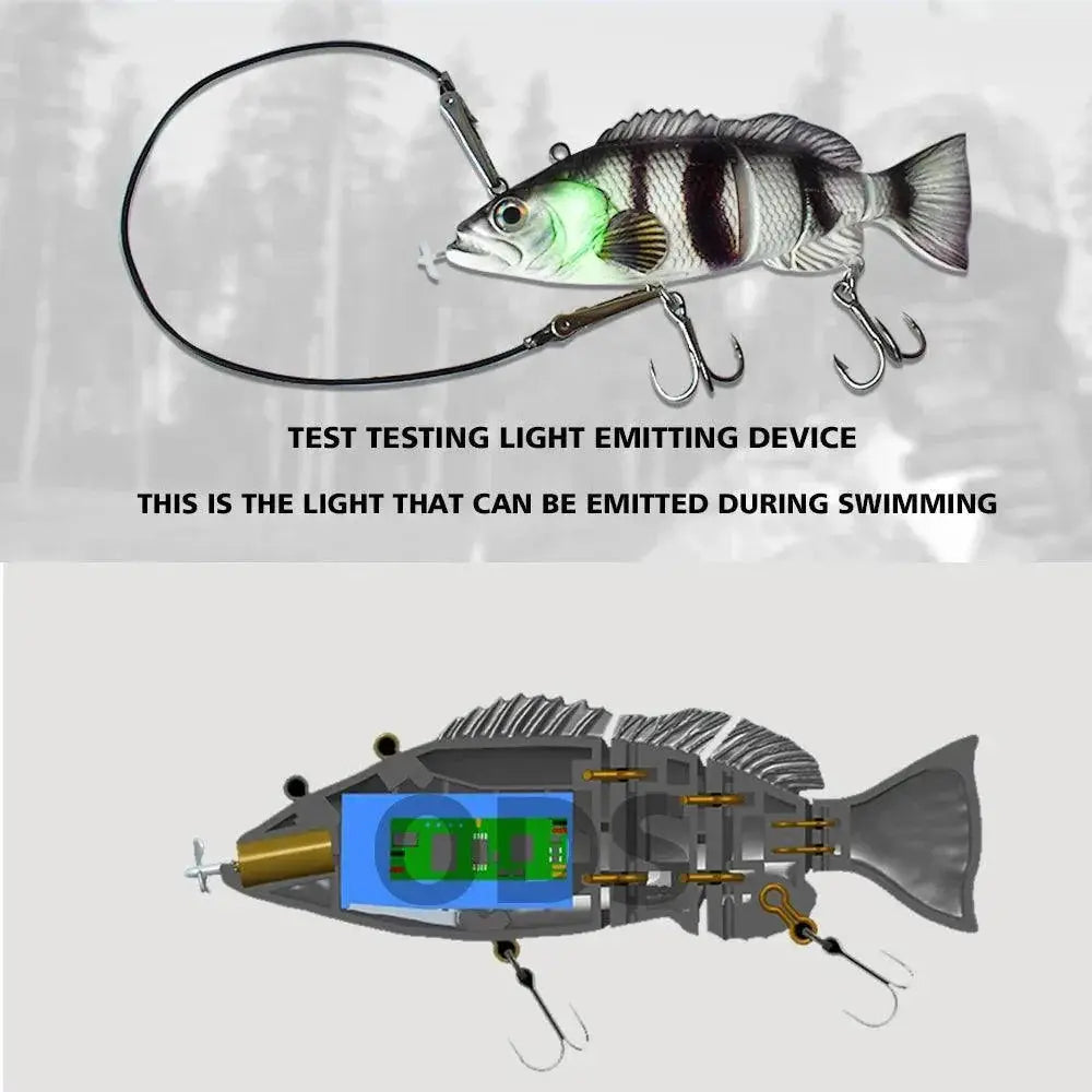 Robotic Led Fishing Lures With Advanced Swimming Technology