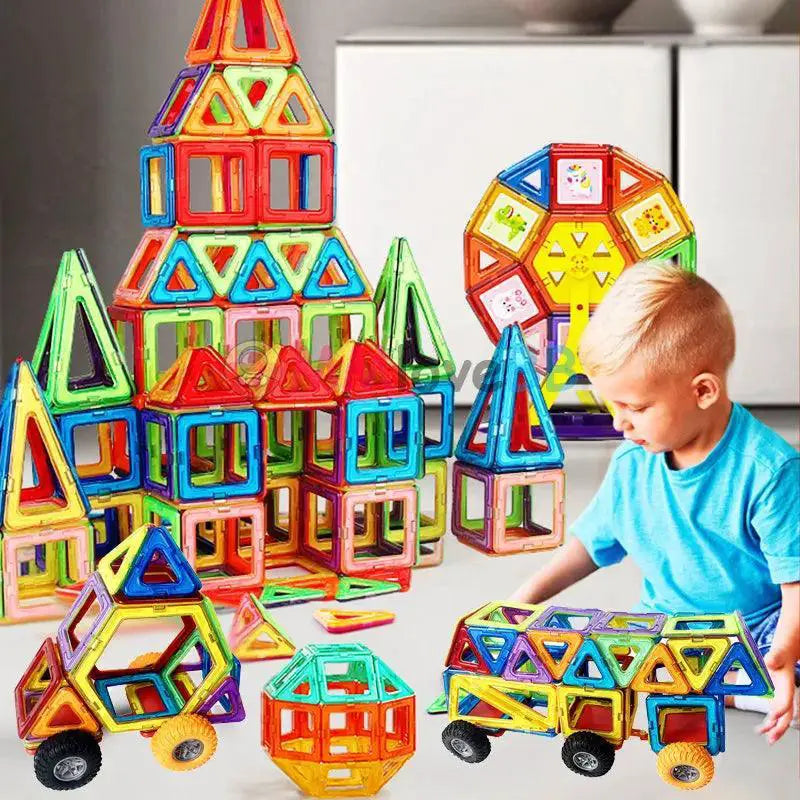 Magnetic Building Blocks Set For Boys Creative Constructor
