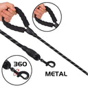 Reflective Dog Leash for Night Walks