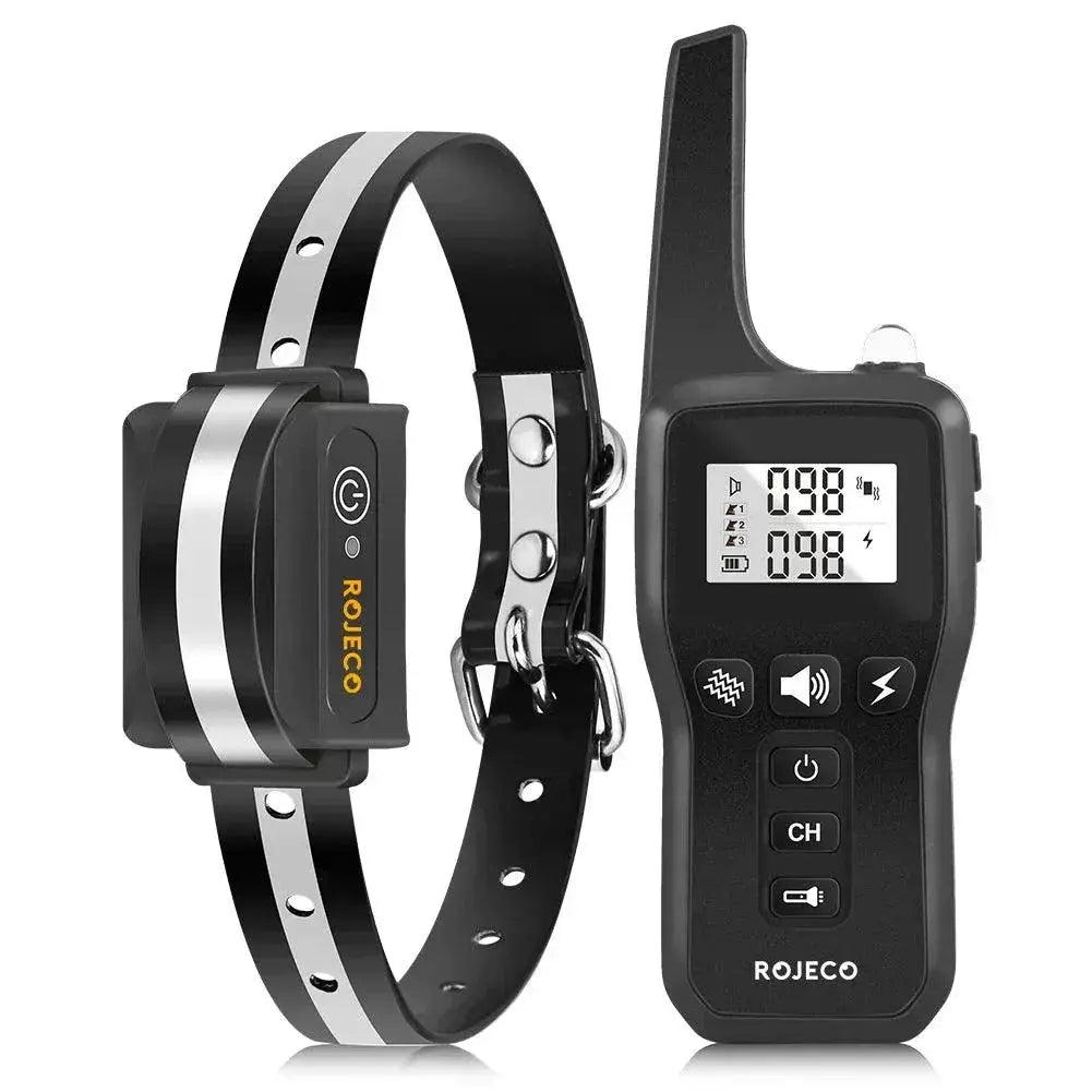 ROJECO Remote Control Bark Stop Dog Training Collar