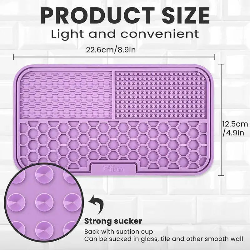 Slow Feeder Silicone Pet Placemat Promotes Healthy Eating