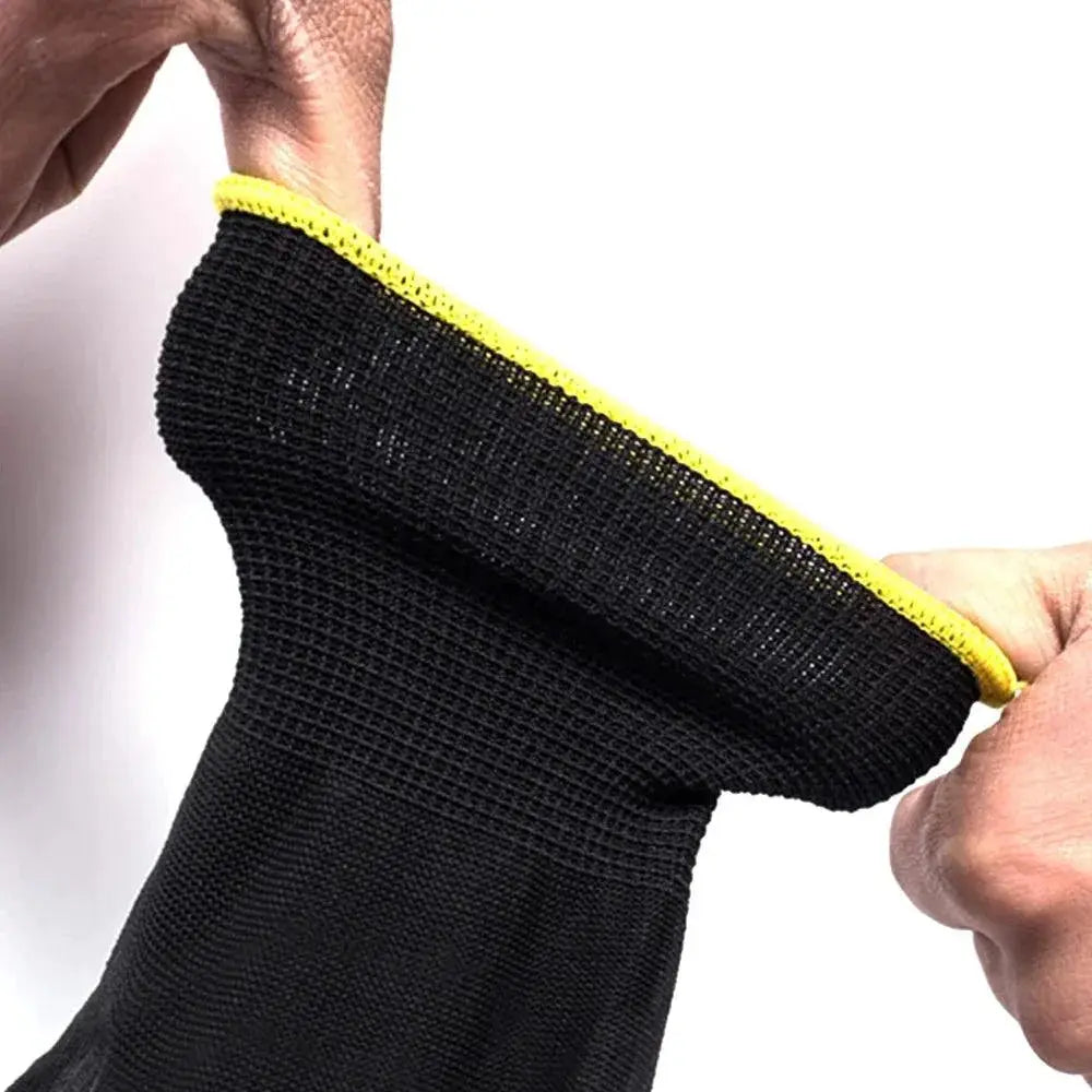 Durable Polyurethane Work Gloves for Carpenter Comfort Grip