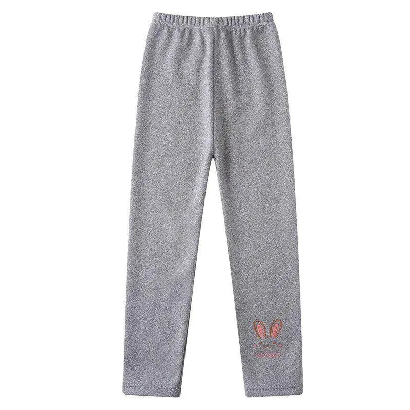 Cozy Bunny Kids Leggings Winter Fashion For Girls Warm