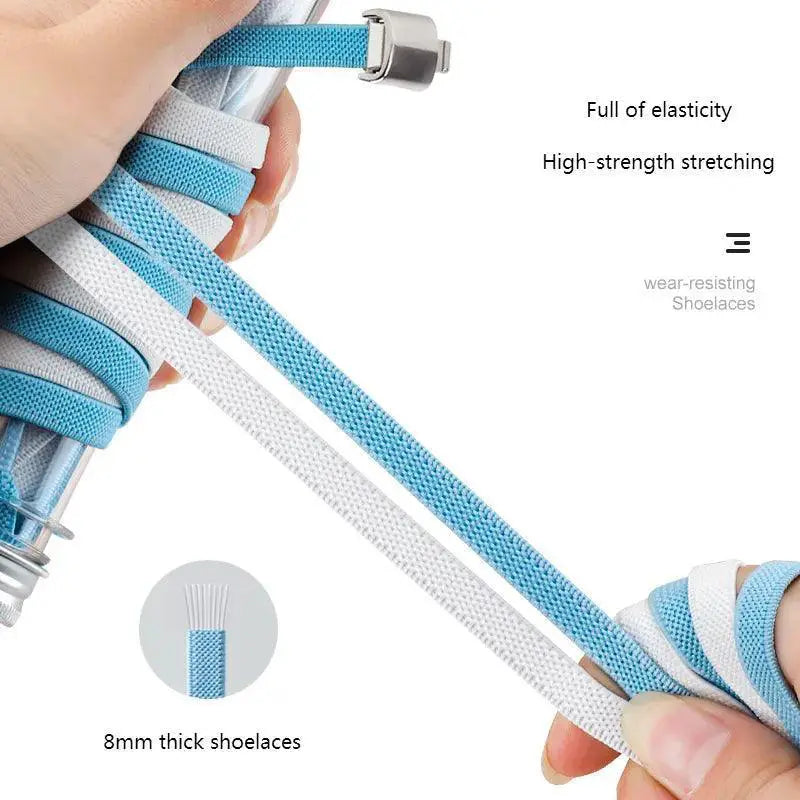 No Tie Elastic Sneaker Laces for Effortless Style Upgrade