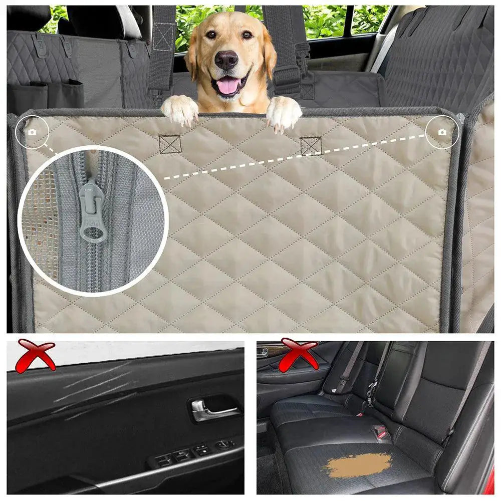 Petravel Dog Car Seat Cover Waterproof Hammock Protector