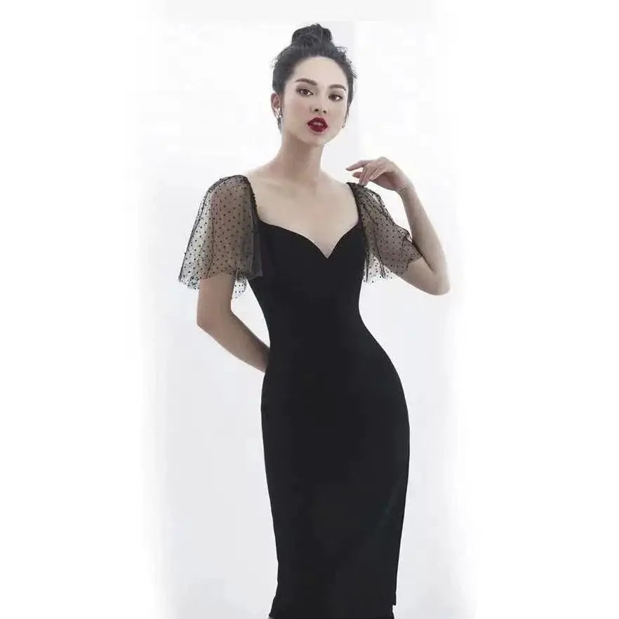Hepburn Vintage Style Dress for Elegant Evening Occasions