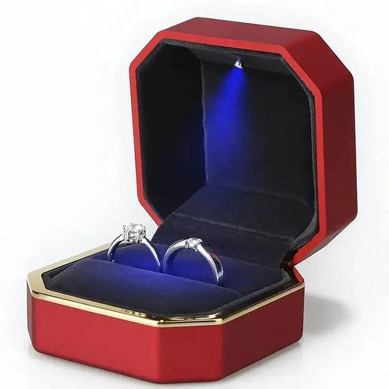 Led Light Jewelry Ring Box Ultimate Luxury Proposal