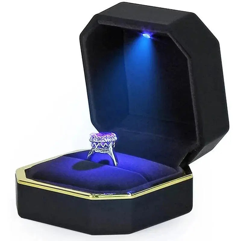 Led Light Jewelry Ring Box Ultimate Luxury Proposal