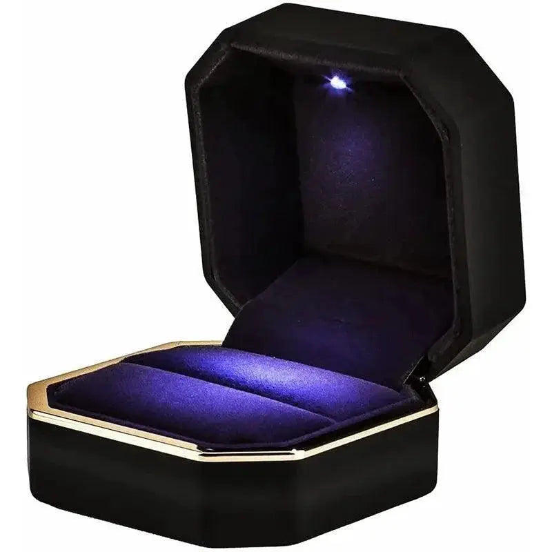 Led Light Jewelry Ring Box Ultimate Luxury Proposal