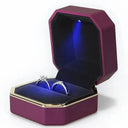 Led Light Jewelry Ring Box Ultimate Luxury Proposal