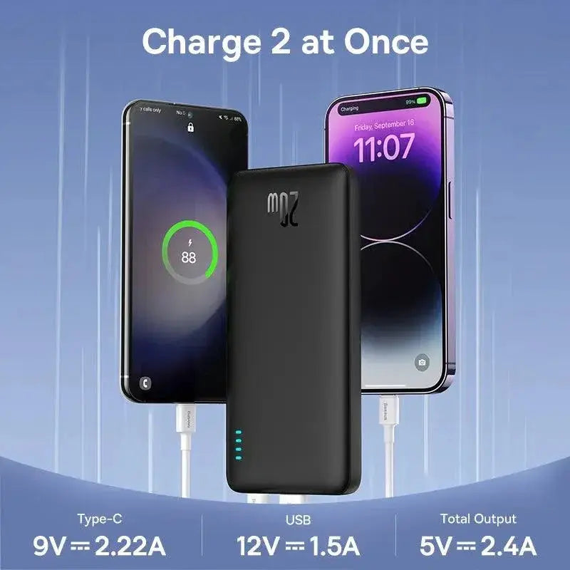 Baseus Airpow Turbo Power Bank for iPhone and Xiaomi