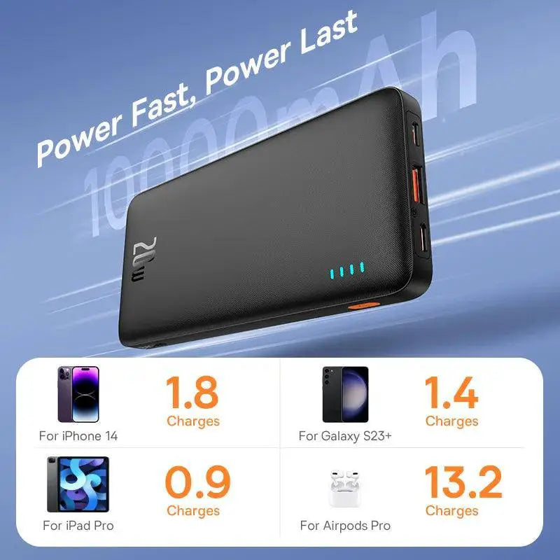 Baseus Airpow Turbo Power Bank for iPhone and Xiaomi