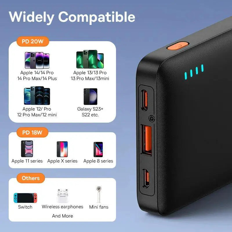 Baseus Airpow Turbo Power Bank for iPhone and Xiaomi