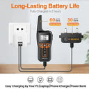 ROJECO Electric Dog Training Collar With Remote Bark Control