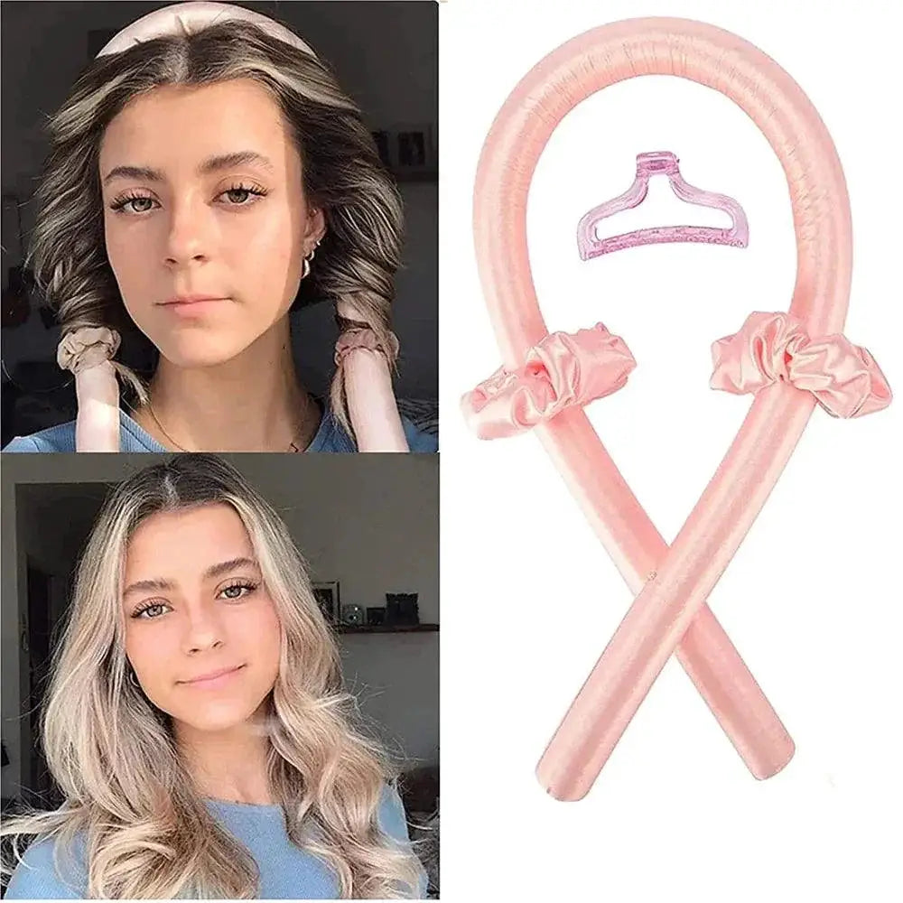 Silk Curling Headband For Heatless Salon Quality Curls