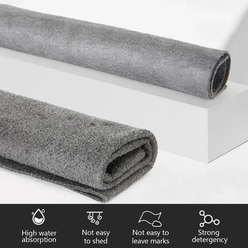 Magic Cloth Set: Sparkling Streak-Free Shine for Glass
