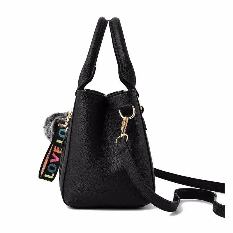 Elegant Embroidered Leather Crossbody Bag for Women