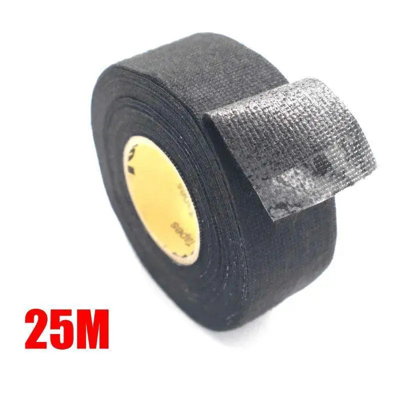 Adhesive Cloth Tape for Wiring 25M Durable Automotive