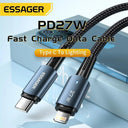 Essager USB C to Lightning Fast Charging Cable 20W Charger